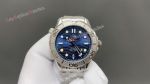 Omega Seamaster 300m 2824 Movement 42mm Blue/Black Face Titanium Bezel Watch